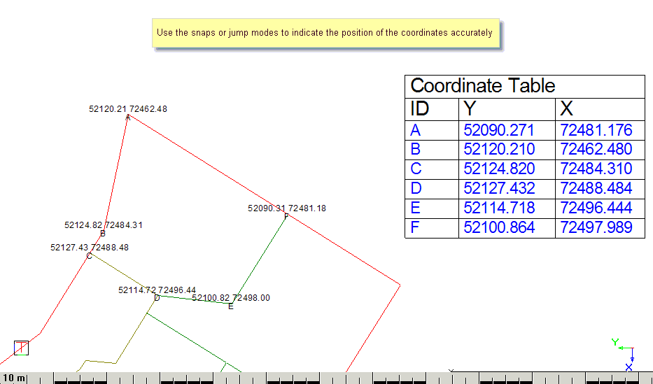 Coordinate Table